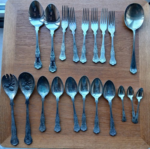 Kings pattern cutlery job - kings,