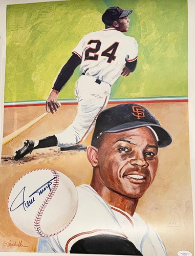 Willie mays signed sports - signed, l/e
