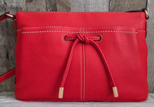 Cole Haan Bright Red Pebbled