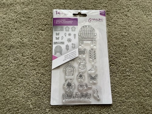 Gemini clear stamp garden - clear,