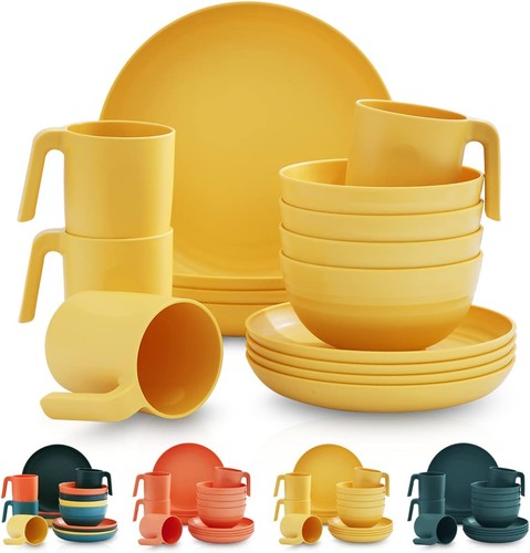 Kyraton plastic dinnerware set - plastic,