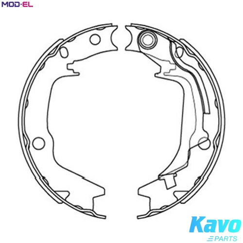 Brake shoe set kbs 3415 - shoe, for