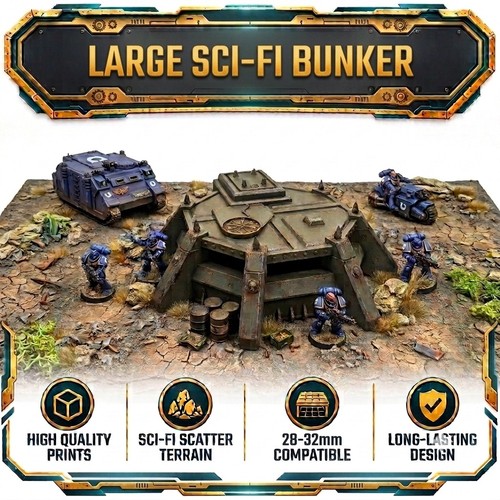 Large sci bunker 28mm - large,