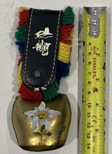 Vintage Cow Bell Brass