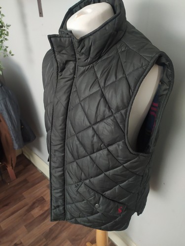 Joules dark olive gilet size - olive,