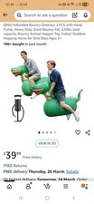 QPAU Inflatable Bouncy