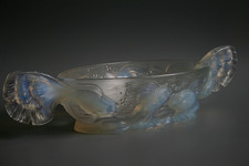 ANTIQUE ART DECO VERLYS OPALESCENT GLASS JARDINIERE