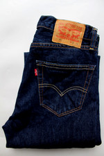 Levi's 751 straight leg men's jeans W30 L29 dark blue denim LEVJ552
