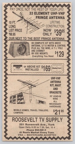 1986 roosevelt supply york - supply,