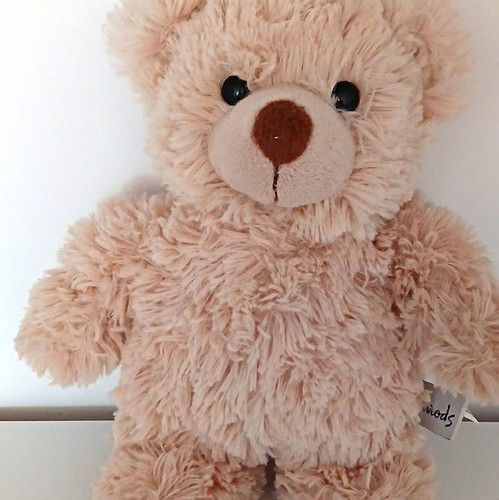 Harrods beige plush teddy bear - harrods,