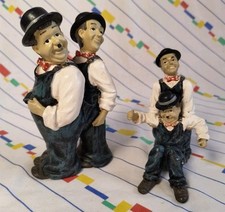 Pair Of Vintage Laurel & Hardy Standing Figures