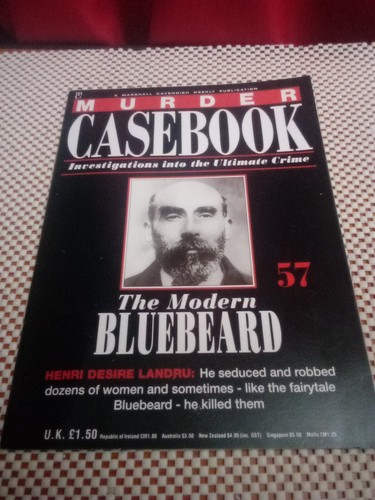 Murder casebook magazine issue - murder,