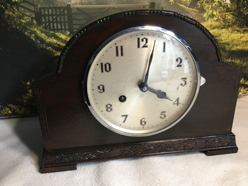 German striking mantle clock - german,