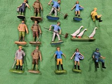 Vintage 70s 80s Britains figures Farm workers Ducks ,  Farmer , collectable
