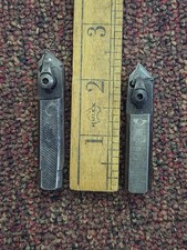 2 x  INDEXABLE INSERT TURNING, BORING BAR TOOLS WITH CARBIDE TIPS
