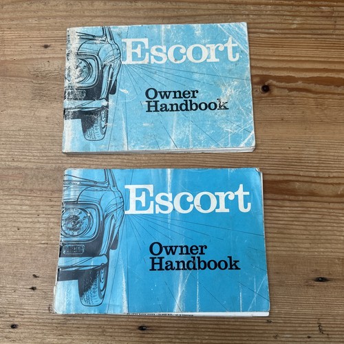Ford escort owners handbook - escort,