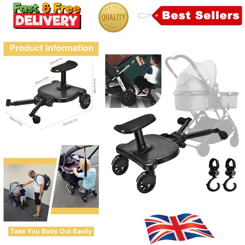 Universal buggy board with - board,