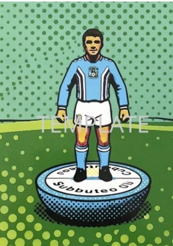 Coventry city subbuteo - subbuteo, retro