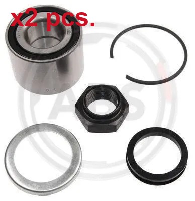 Pcs rear wheel hub - x2,
