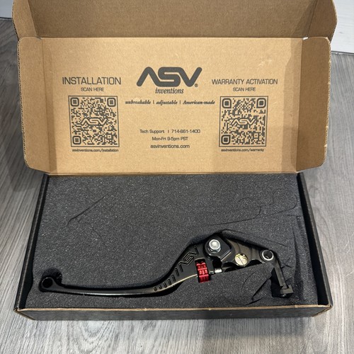 Asv clutch lever long black - f3,