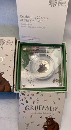2019 gruffalo 50p silver - gruffalo,