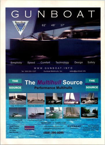 Gunboat catamarans original - gunboat,