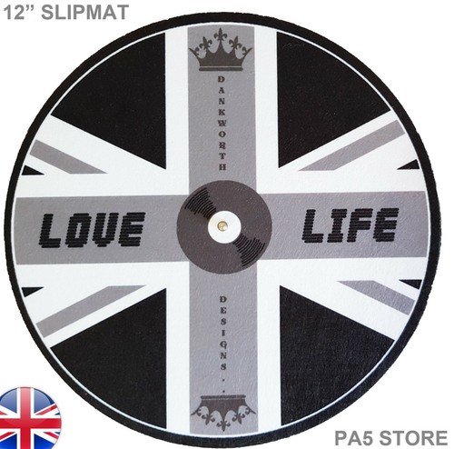Turntable slip mat grey - slip,