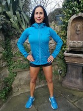 BNWT ~ Dare 2b Splendent Waterproof Breathable Hooded Softshell Jacket Blue Uk 8