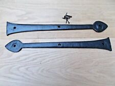 Rustic iron door dummy hinge