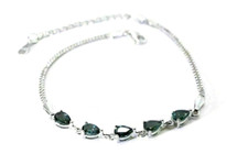 Silver Bracelet London Topaz