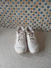 REEBOK CLASSIC LEATHER WHITE AND PINK WOMENS SIZE 6 VINTAGE