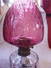 Molded Cranberry Glass Beehive