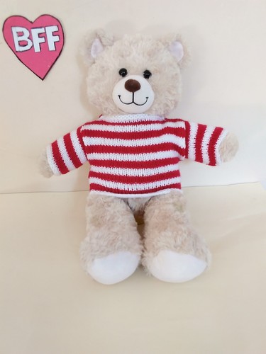 Hand knitted teddy - hand, bear