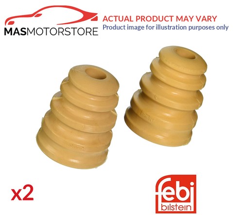 Rubber buffer bump - stop, pair
