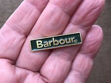 Barbour Clothing Green Enamel Pin Badge