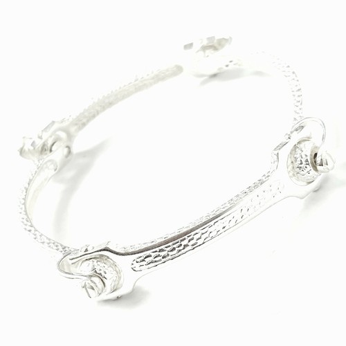 925 silver spanner bangle - 925,