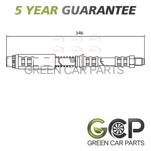 Brake hose front gcp - brake,