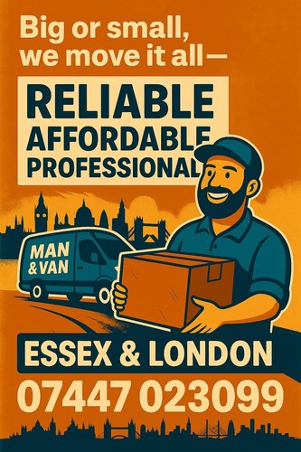 Man and van cheap removals - van,