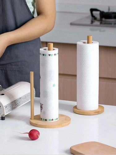 Wooden roll paper - roll, holder