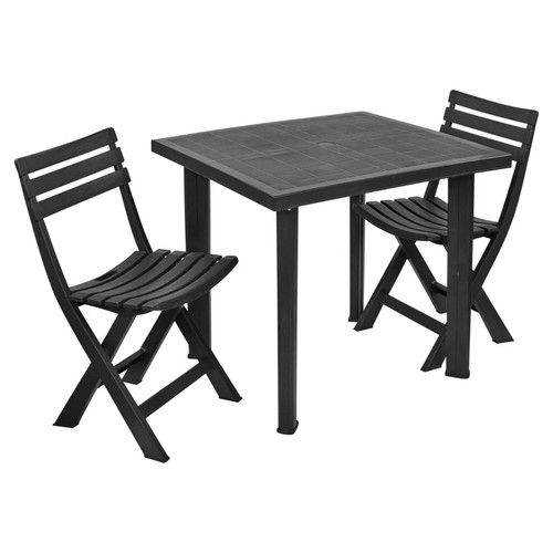 Seater black square garden - 2-seater,