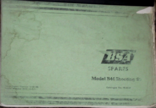 Bsa b44 shooting star spares - bsa,