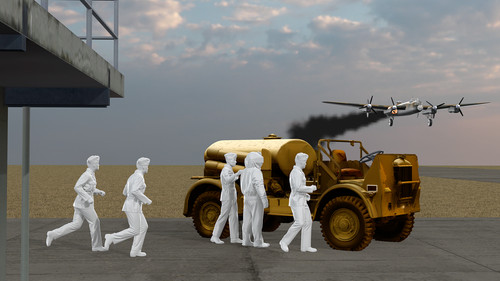 Wwii raf control tower set - wwii,