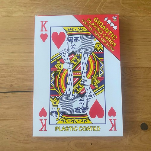 Giant oversized playing cards