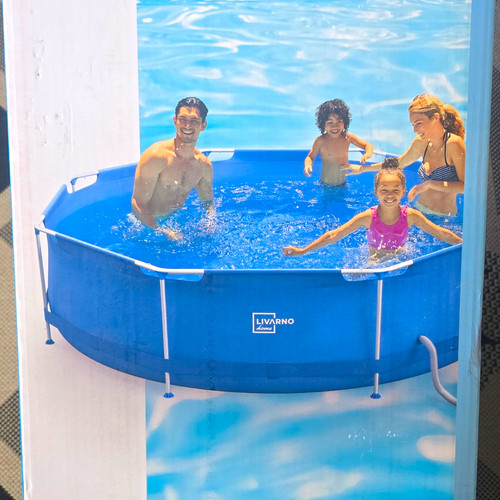 Swimming pool 10ft steel - pool, ,