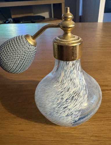 Retro perfume atomiser frosted - perfume,