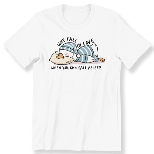 Funny lazy goose men - lazy, men's