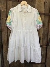 Crown & Ivy Dress White Tiered
