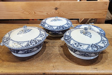 Antique Adderleys Ld Balmoral Pattern Three Tureens & extra lid - DISPLAY ONLY