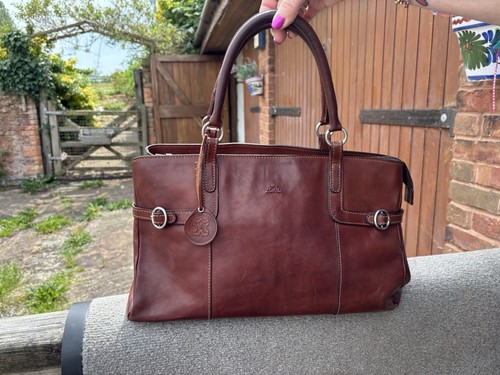 Large brown leather - brown,