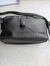 Credi black leather handbag - l,